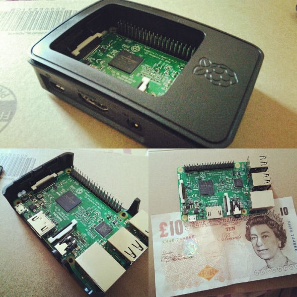 My new Raspberry Pi 3 - it's tiny!