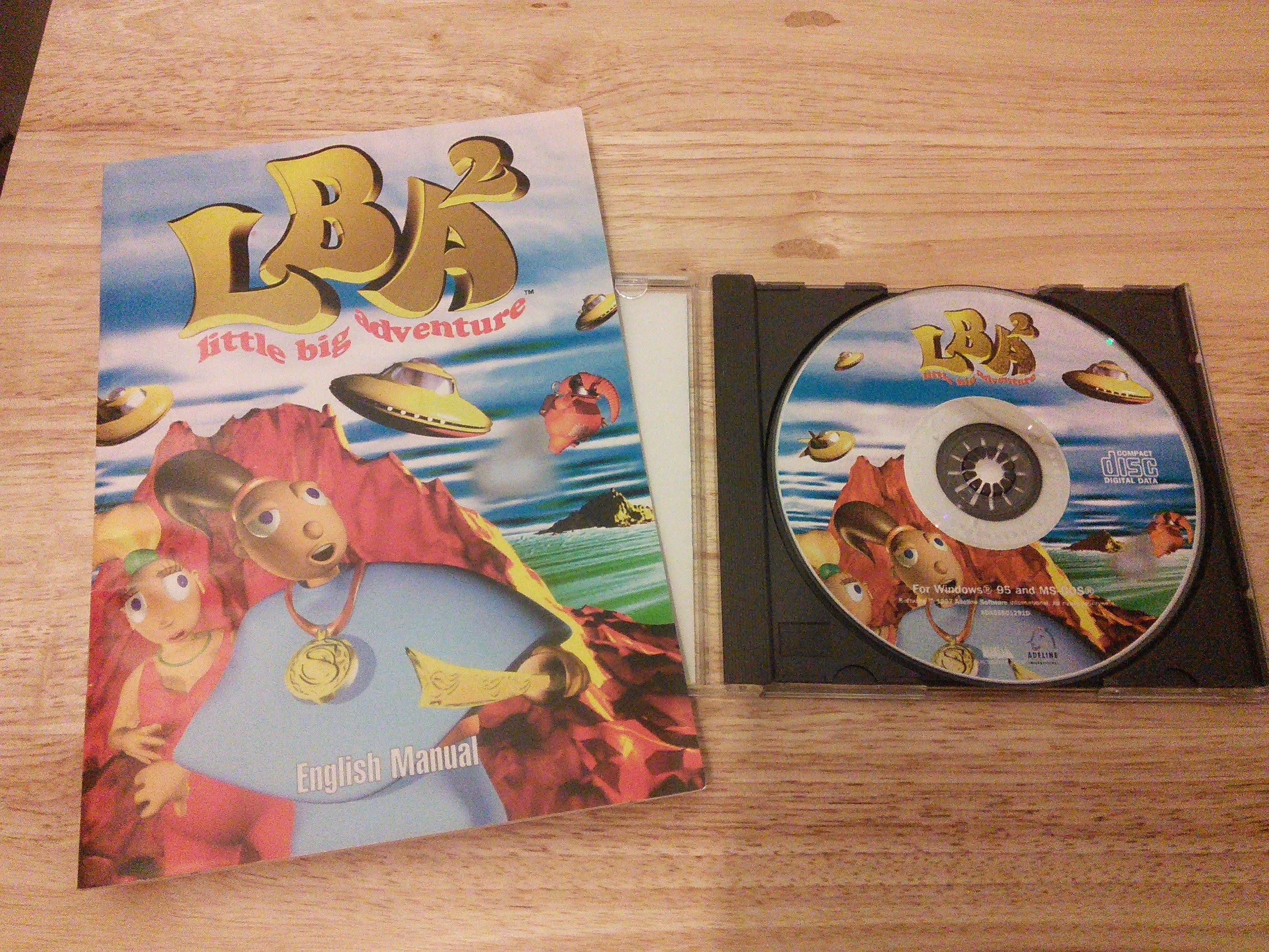 Little Big Adventure 2 manual & CD-ROM