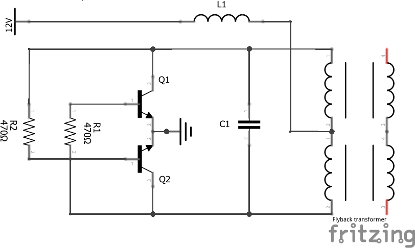 Royer Oscillator schematic
