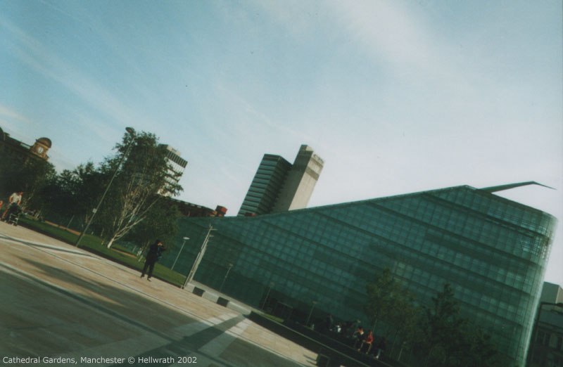 Urbis and the CIS building, Cathedral Gardens, Manchester