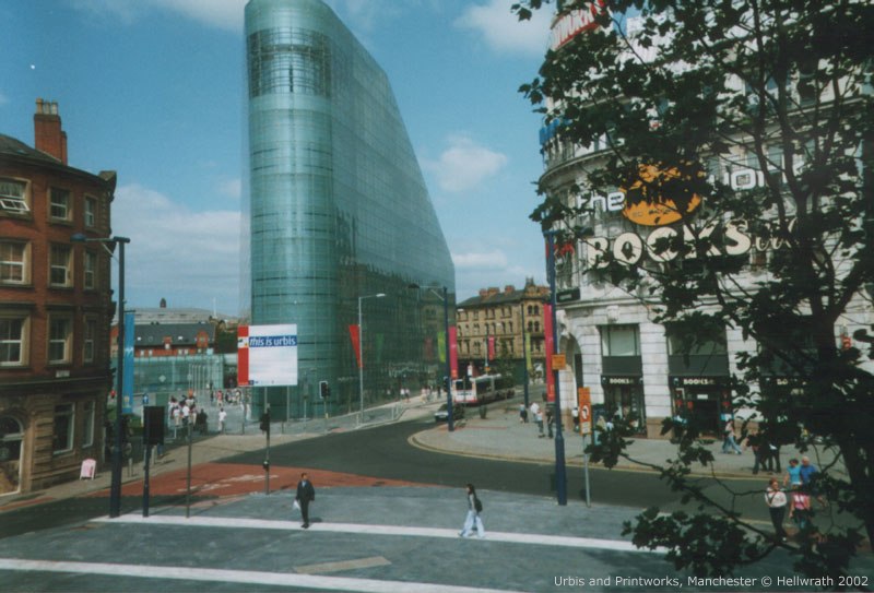 Urbis from Exchange Square, Manchester