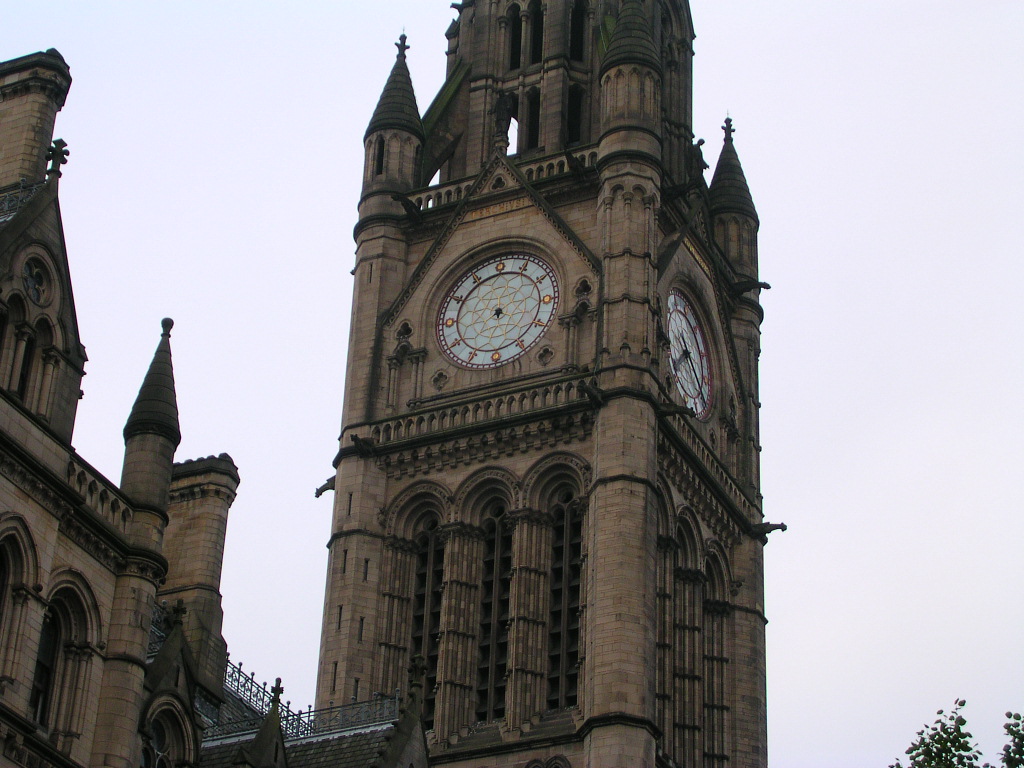 Town Hall clock, Albert Square, Manchester
