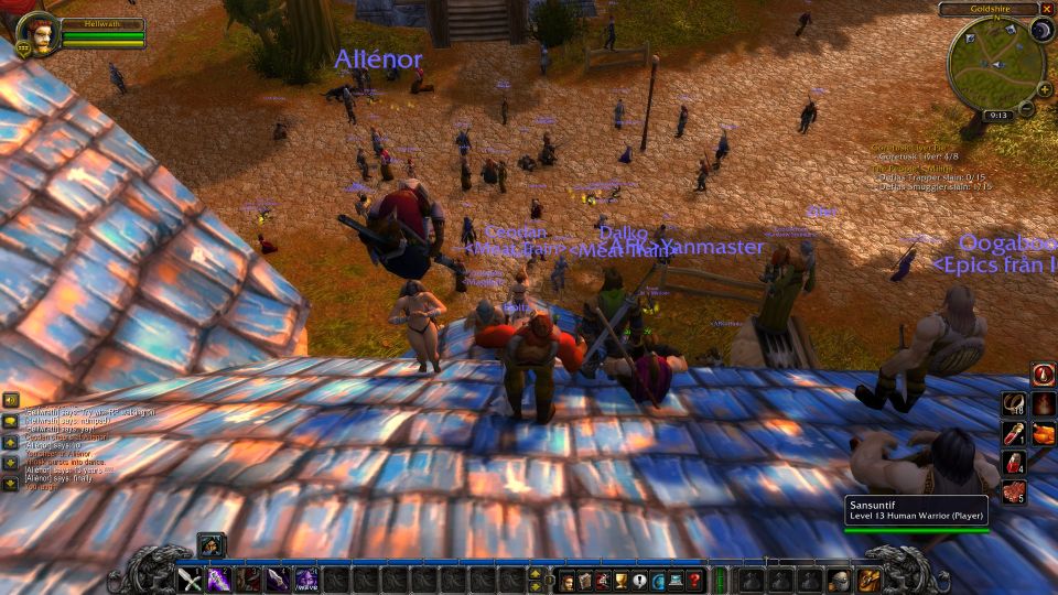 Wow Classic Lion's Pride roof chimney party