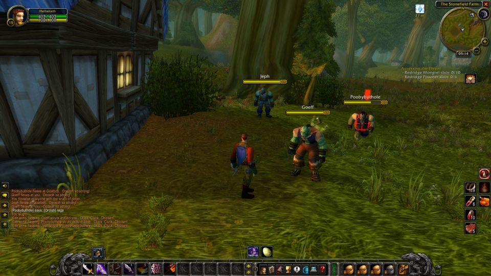 Wow Classic stress test screenshot